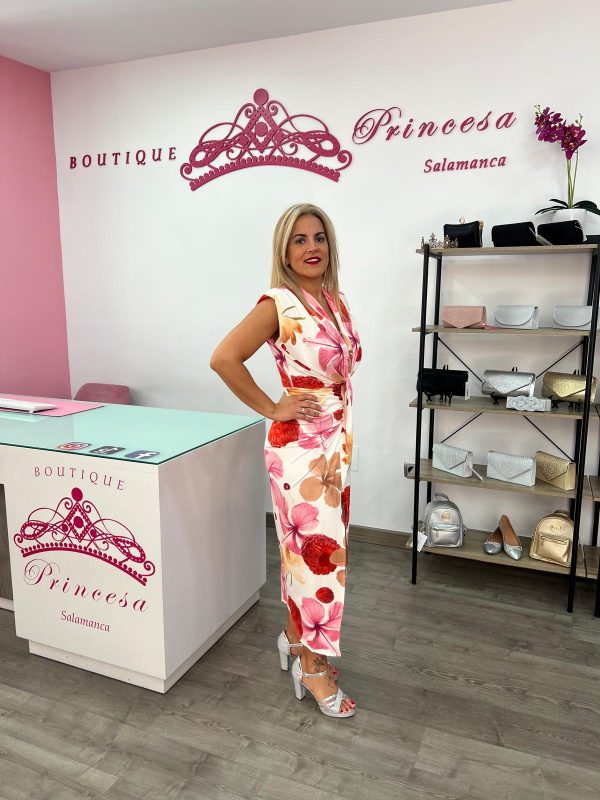 Vestido midi 119229 - estampado - Imagen 2