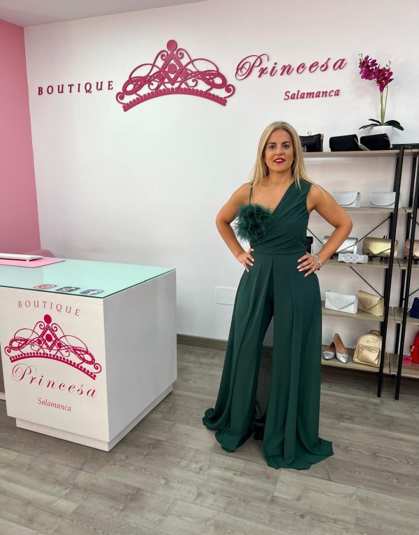 Mono con sobrefalda 8921 - verde