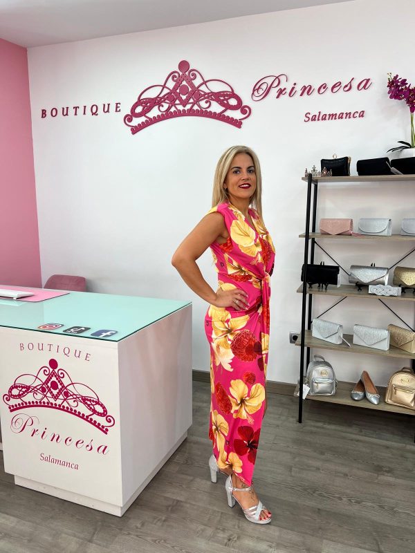 Vestido midi 119229 - estampado - Imagen 2