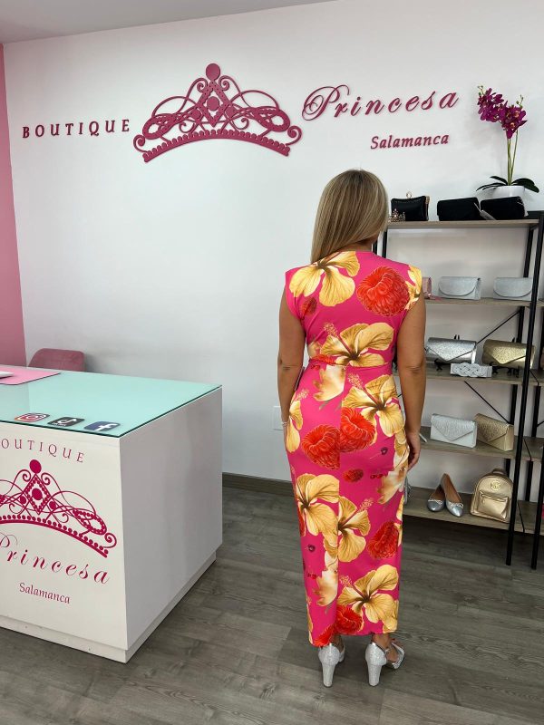 Vestido midi 119229 - estampado - Imagen 4