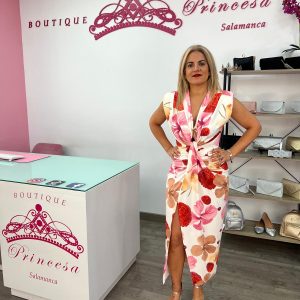 Vestido midi 119229 - estampado