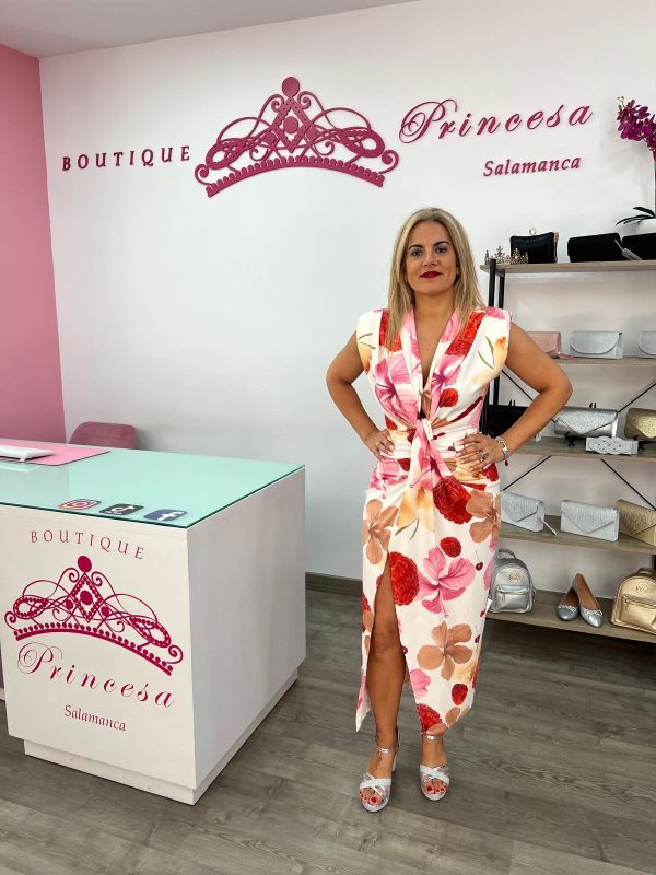 Vestido midi 119229 - estampado