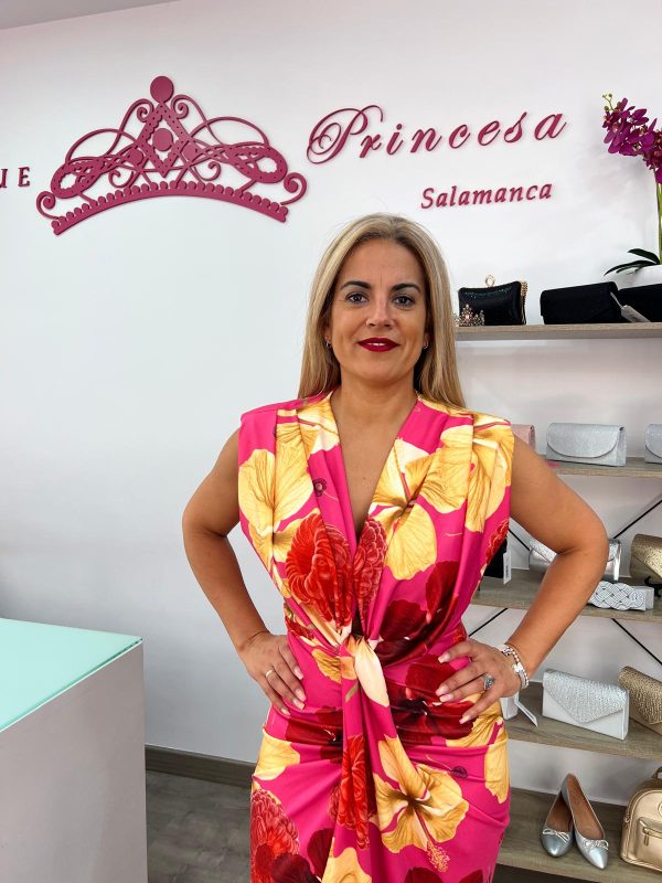 Vestido midi 119229 - estampado - Imagen 3