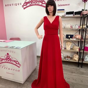 Vestido R1465 – rojo