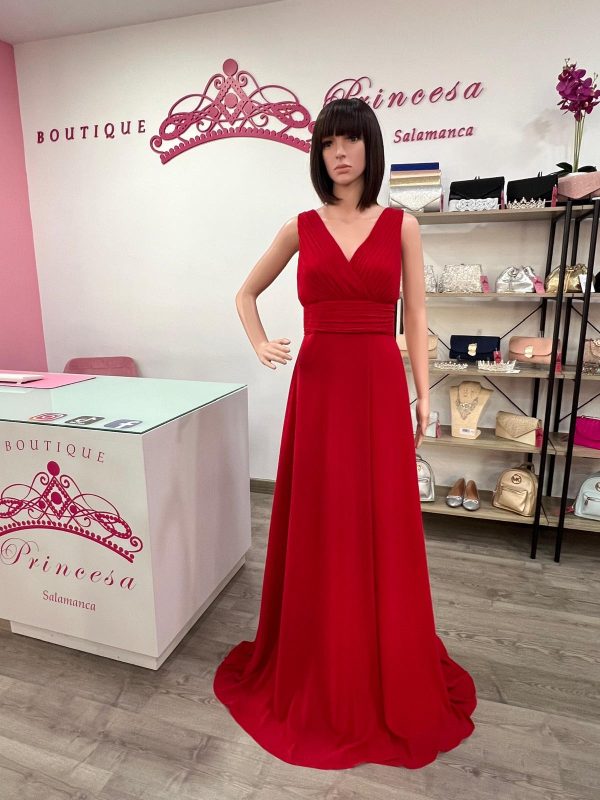 Vestido R1465 – rojo