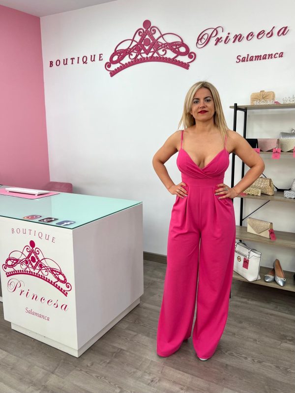 Mono con pata ancha 80689 - rosa