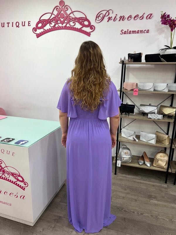 Vestido largo JRE1395 – lila - Imagen 3