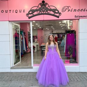 Vestido princesa - lila