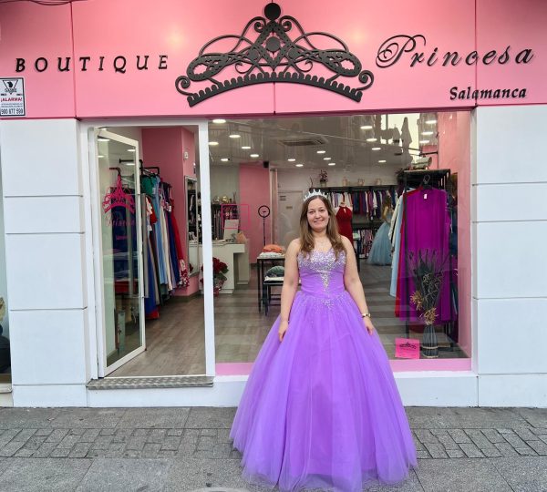 Vestido princesa - lila