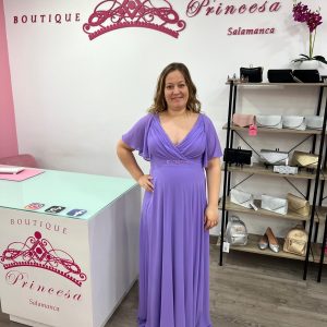 Vestido largo JRE1395 – lila