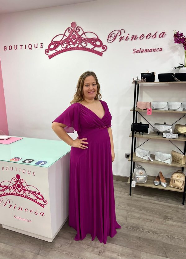 Vestido largo JRE1395 - buganvilla - Imagen 2