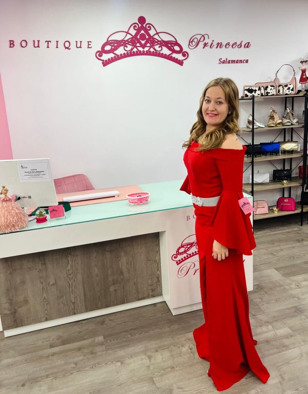 Vestido con mangas FY2017 - rojo - Imagen 2