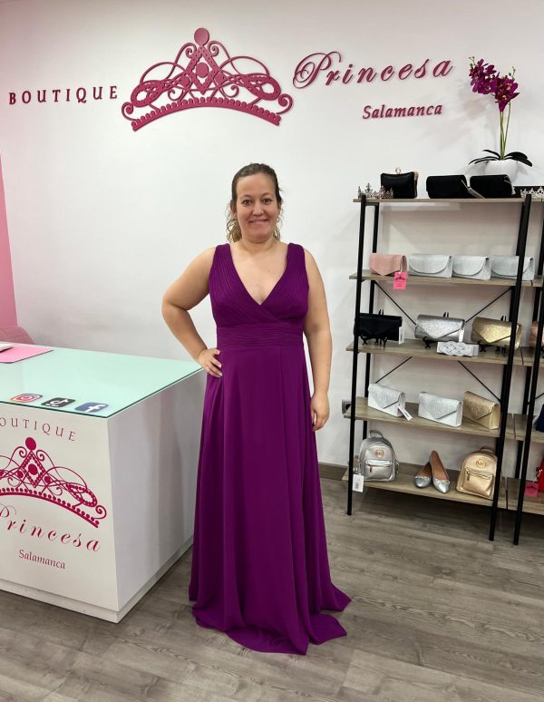 Vestido largo R1465 - buganvilla