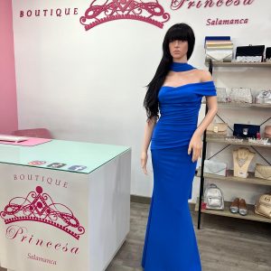Vestido 25097 - azul eléctrico