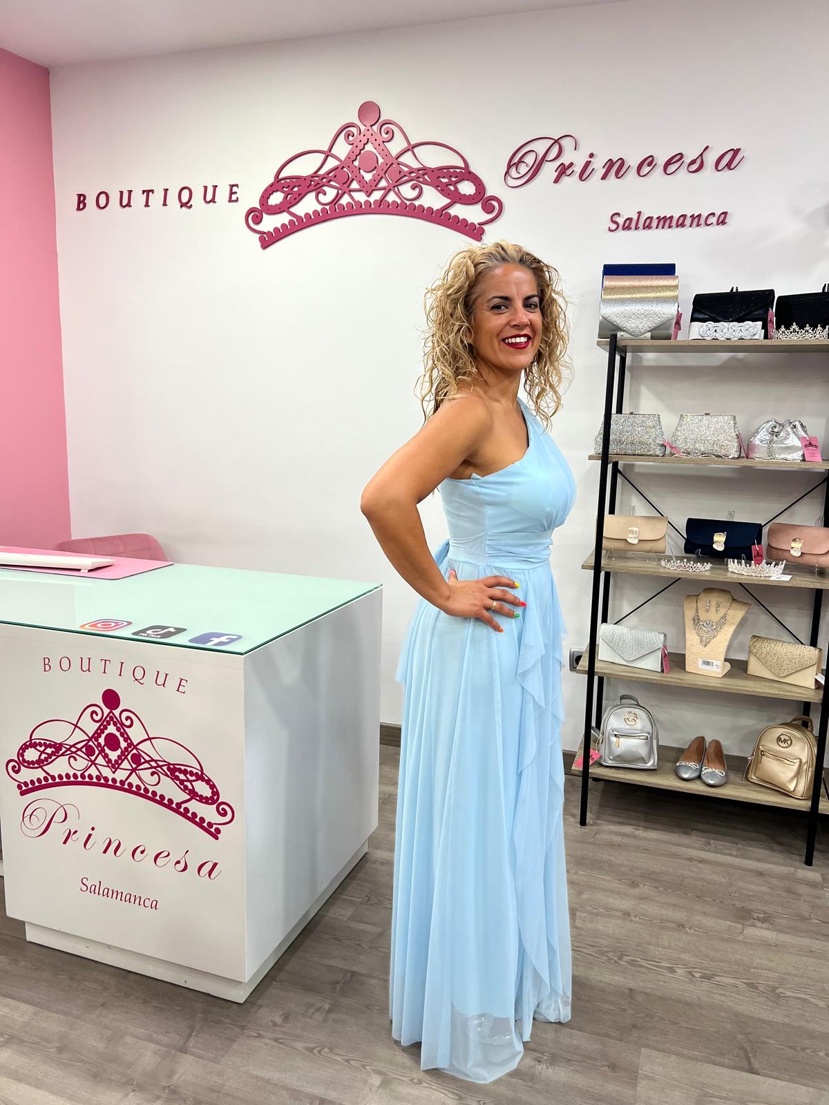 Vestido 20020 - azul celeste - Imagen 2