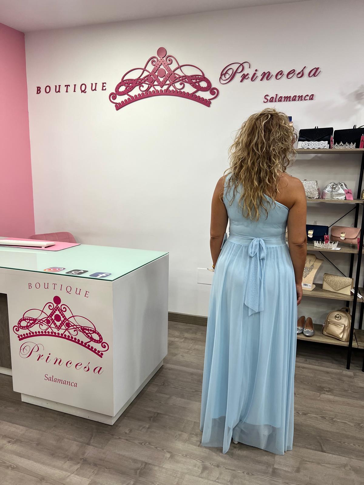 Vestido 20020 - azul celeste - Imagen 3