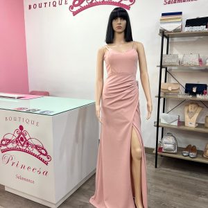 Vestido ajustado 23339 - rosa palo