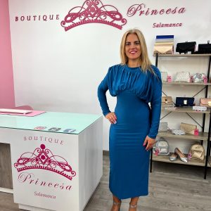 Vestido midi 241504 - petóleo