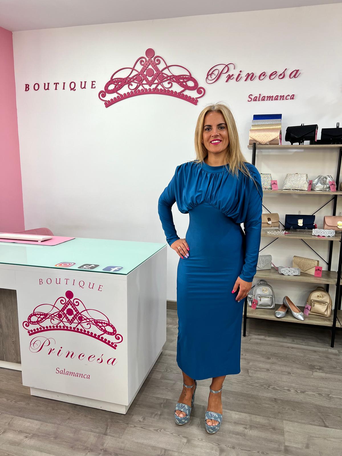 Vestido midi 241504 - petóleo