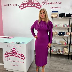 Vestido midi 241504 - buganvilla