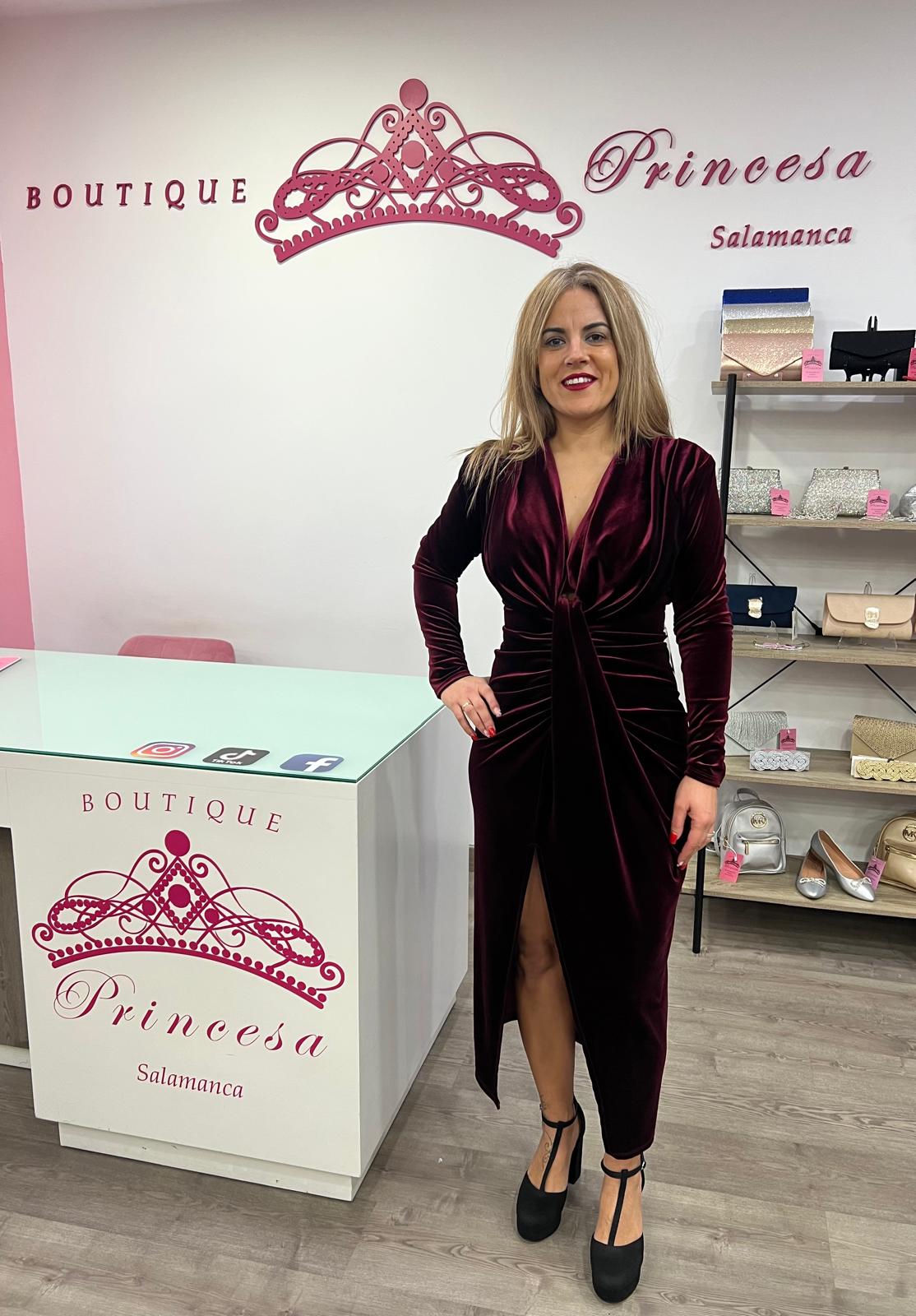 Vestido midi 126012 - burdeos