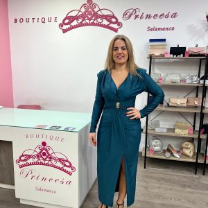 Vestido 25289B - petróleo