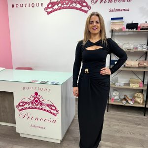 Vestido largo 4420 - negro