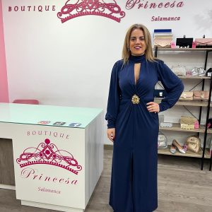 Vestido 58394 - azul marino