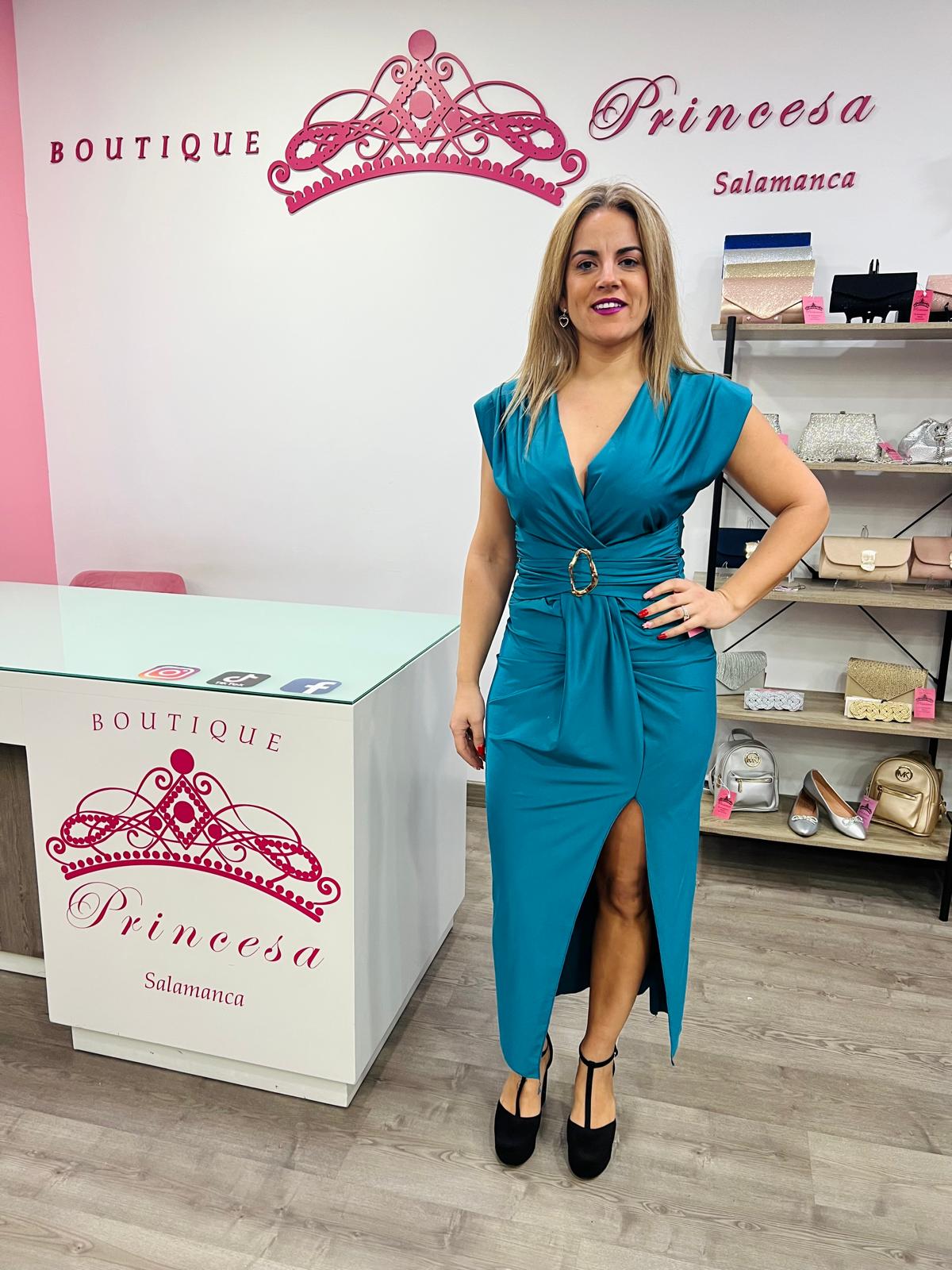 Vestido 25221 - petroleo