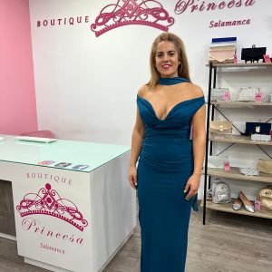 Vestido 24134 - petroleo