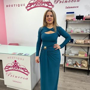 Vestido 4420 - petróleo