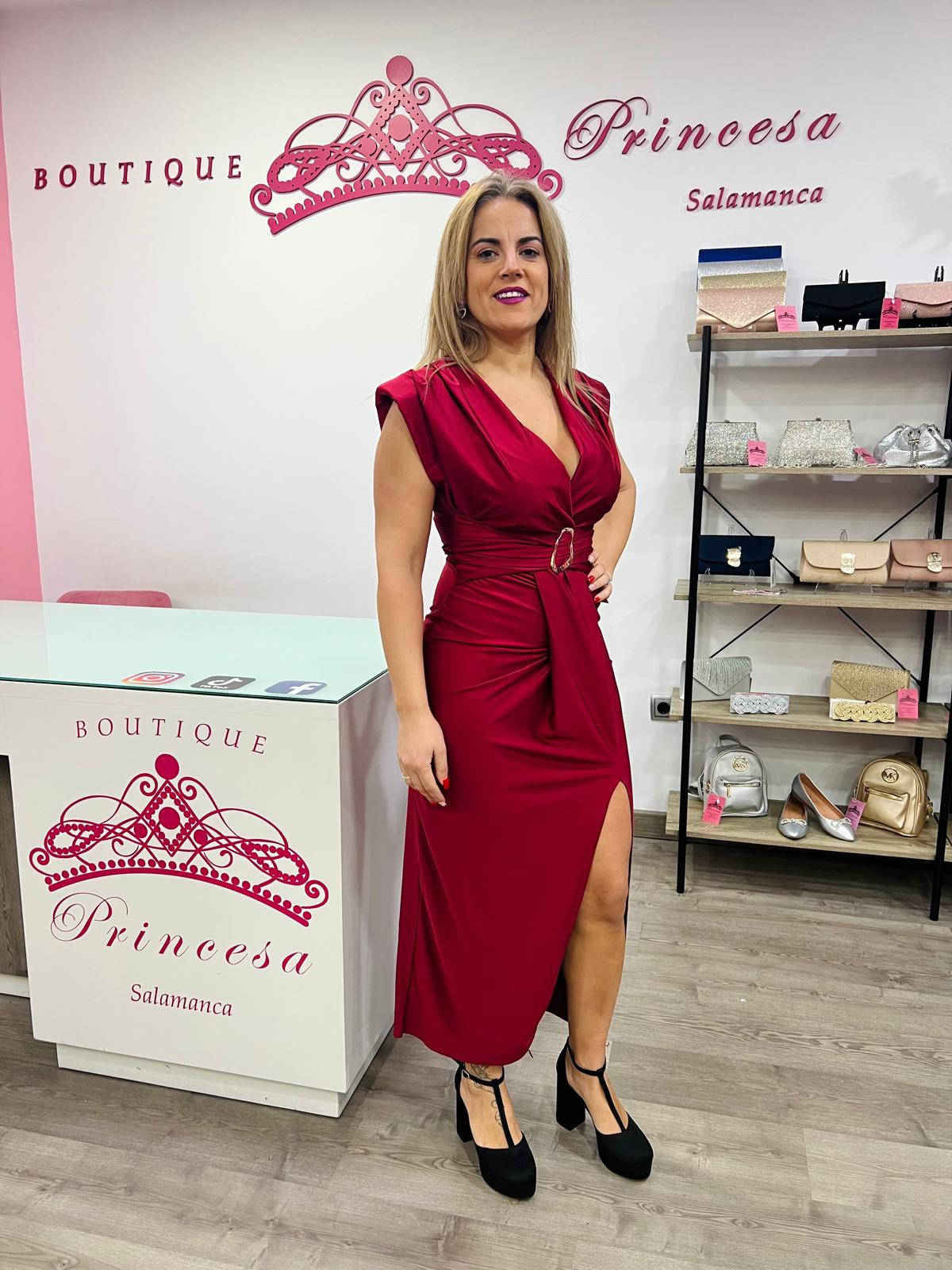 Vestido 25221 - burdeos - Imagen 2