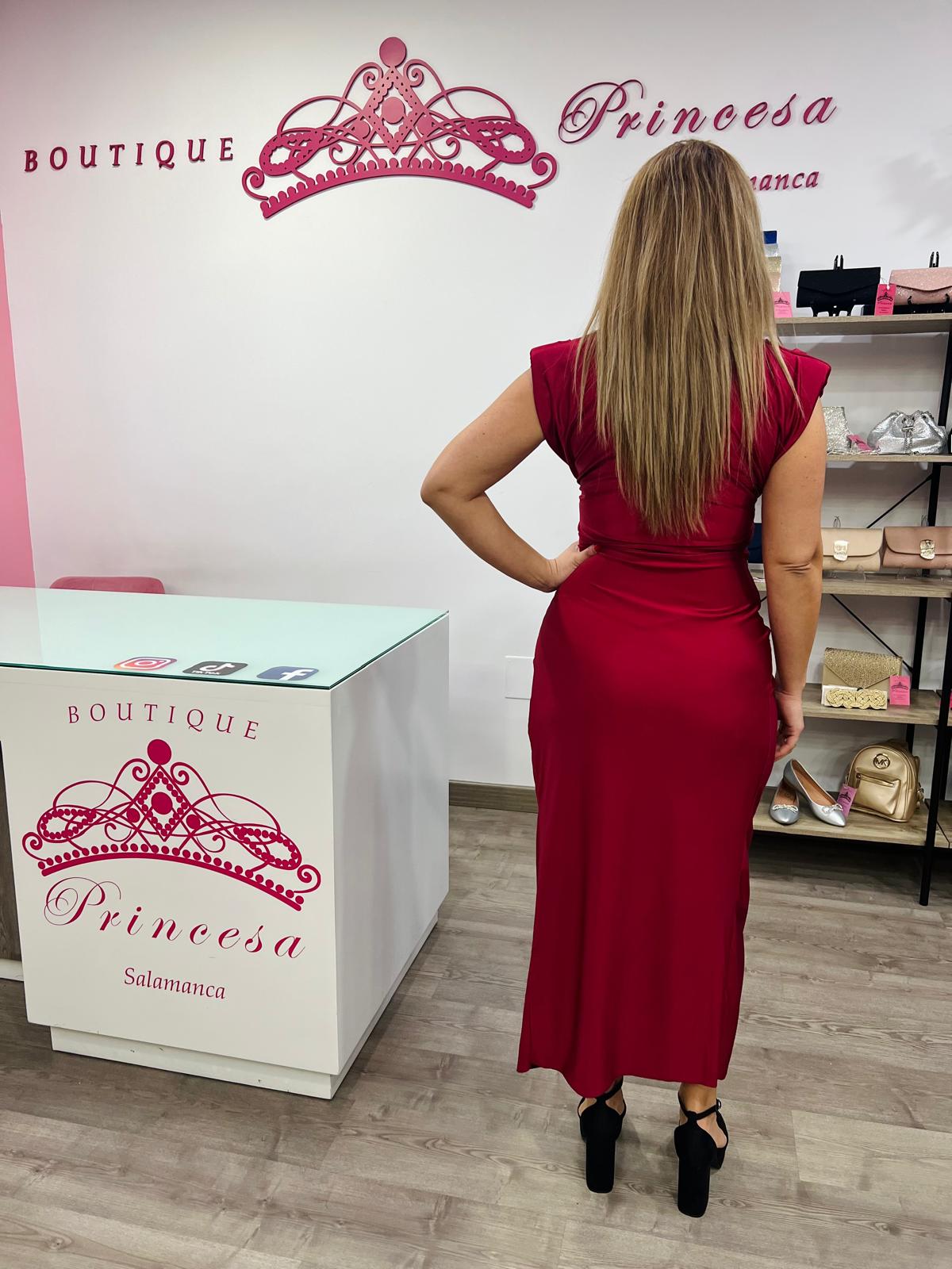 Vestido 25221 - burdeos - Imagen 3