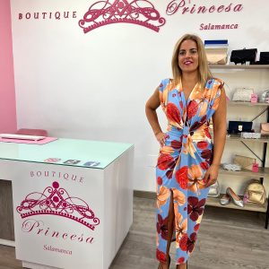 Vestido midi 119229 - estampado