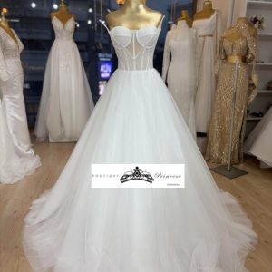 Vestido de novia Bust 25014T - blanco